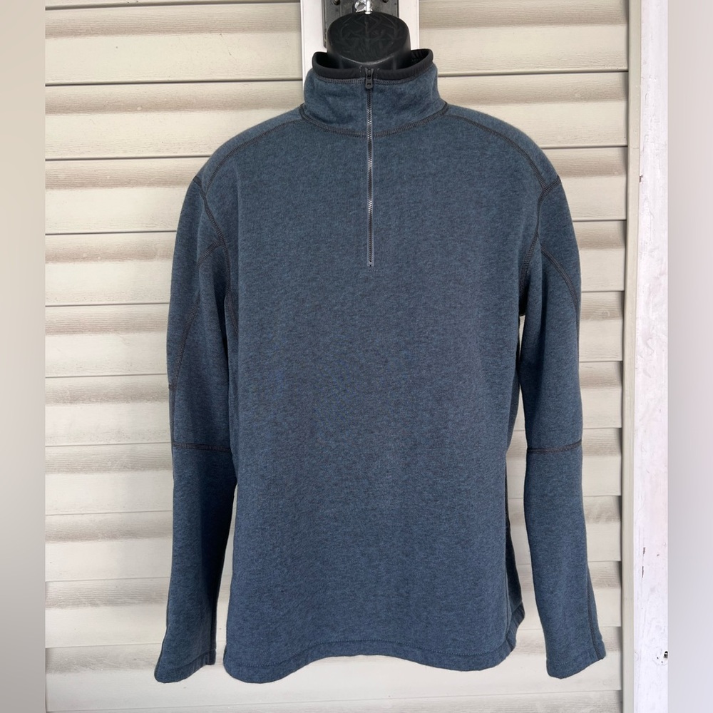 Kuhl Revel Storm Blue 1/4 Zip Fleece Sweater Pullover Mens Sz XL Jacket RN108846 - Picture 3 of 16